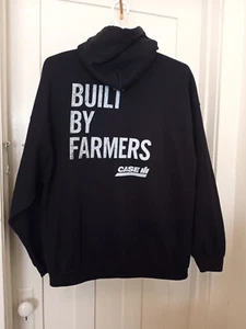 Rare Case IH Agriculture " Built by farmers 2XL Black Pullover Hoodie - Picture 1 of 7