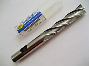 SERIE LUNGA 12mm MULINO FINE COBALTO HSSCo8 4 FLATED EUROPA CLARKSON 1081021200 25 - Foto 1 di 7