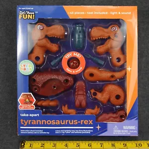 Let's Have Fun Tyrannosaurus Rex Take-Apart giocattolo con luci e suoni giocattolo STEM - Foto 1 di 12