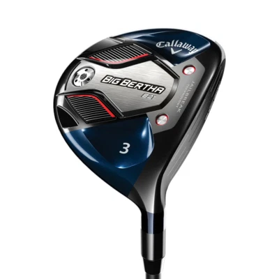 NEW MEN'S LEFT HAND CALLAWAY BIG BERTHA B21 15* 3 WOOD RCH 65 REGULAR FLEX + HC - Image 1 of 4