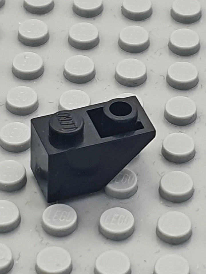 LEGO® 15x Dachstein Schräg Inv Slope 1x2 - 3665 - Schwarz Brick - Bild 1 von 1