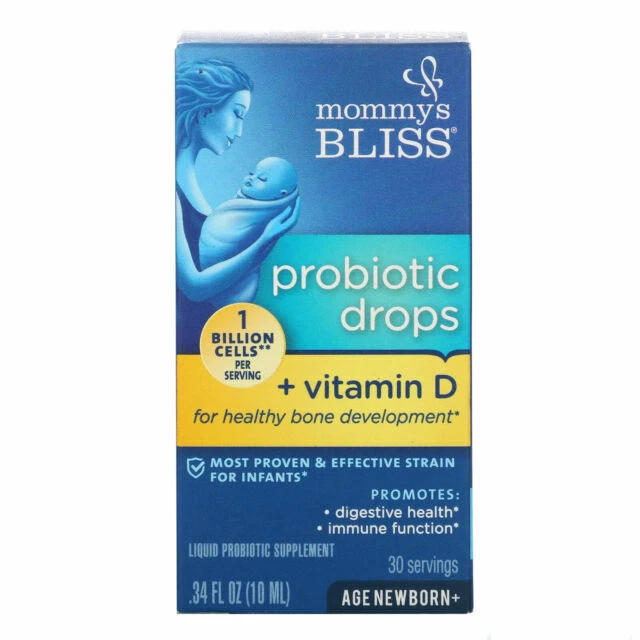 Mommy's Bliss 10ml Probiotic Drops with Vitamin D