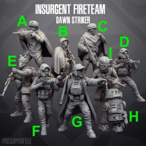 Fireteam Dawn Striker - SKULLFORGE | Legion kompatibel - 3D gedruckt - Bild 1 von 2