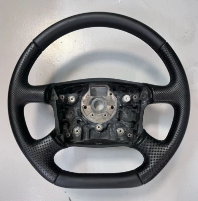 Abgeflacht Lenkrad Lederlenkrad VW T5 LEDERBEZUG Neu Beziehen - Bild 1 von 4