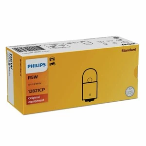 1x Philips 12821CP Car Indicators-Interior Bulbs R5W Vision 5W 12V BA15s - Picture 1 of 1