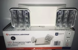 Lithonia Lighting EU2C M6 2-Lamp LED Emergency Light, Square, Ivory White G3 - Picture 1 of 10