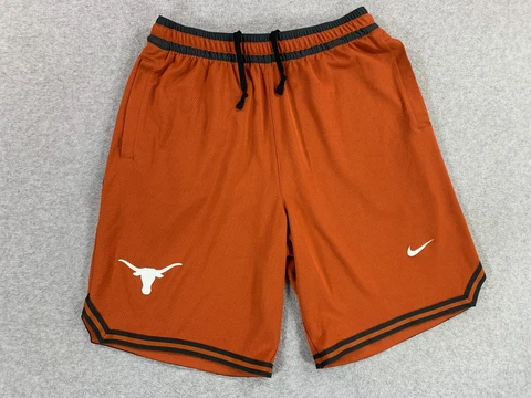 Texas Longhorns Nike Authentic Basketball Shorts (Men's Large) Burnt Orange Cover