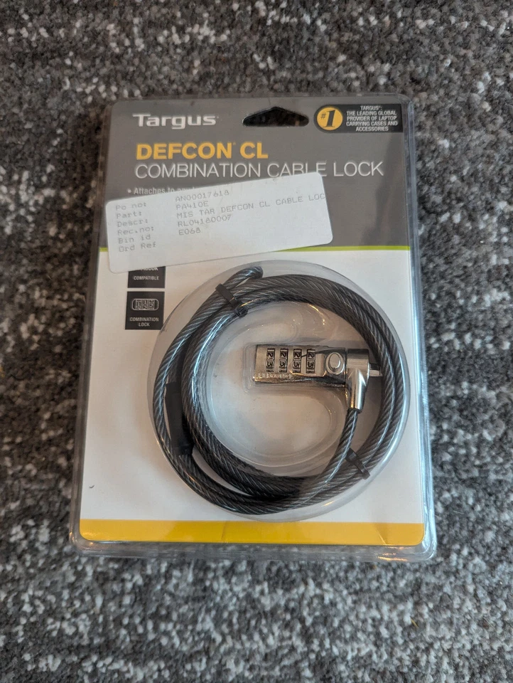 Targus Cable Lock Defcon CL, neu und ovp, 2 Meter - Bild 1 von 1