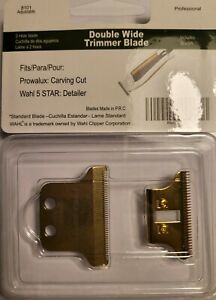 Wahl Detailer Gold Double Wide Trimmer T-Blade 2215 new by Pro-mate #8101