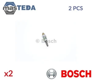 0 250 201 032 ENGINE GLOW PLUGS BOSCH 2PCS FOR MULTICAR M25,M26 1,9 40KW - Picture 1 of 10