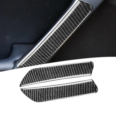 Ajuste para Hyundai Genesis Coupe 13-16 fibra de carbono interior manija de puerta cubierta embellecedor A1 Foto 1 de 3