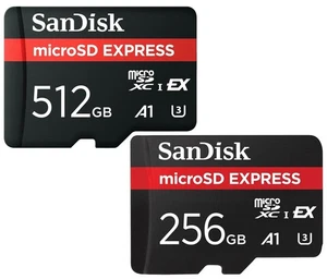SanDisk microSD Express 256GB 512GB micro SDXC, 880MB/s for Nintendo Switch 2 - Picture 1 of 16