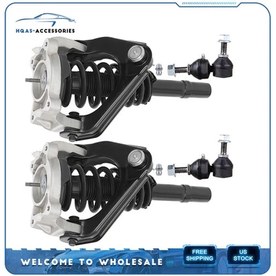 4PC Stratus Front Complete Struts Sway Bar Links For Chrysler Cirrus Foto 1 de 4