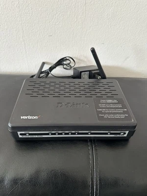 Verizon D-Link DSL-2750B 300 Mbps 4-Port Wireless Gateway Modem Router TESTED - Image 1 of 4