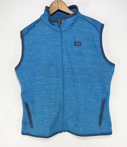 Patagonia Women’s XL Better Sweater Fleece Vest Blue Stretch Outdoor Read - Picture 1 of 12