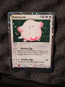 2003 Pokémon TCG Ruby & Sapphire Set Chansey EX Holo Ultra Rare 96/109 - Picture 1 of 2