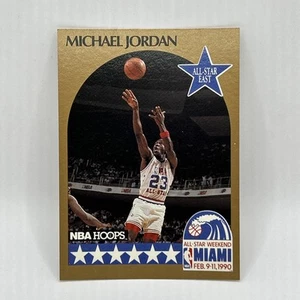 Tarjeta de baloncesto Michael Jordan All Star Insert 1990-91 Fleer #5 como nueva - Imagen 1 de 10