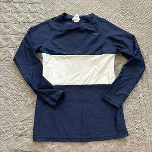 Shade Critters Palm Beach Blue & White Rash Guard ~ 7 - Picture 1 of 9