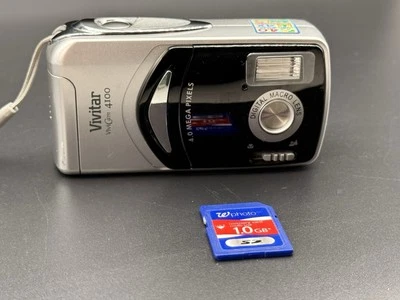 Vivitar Vivicam 4100 Digital Camera + 1GB SD Card - Tested & Working - Image 1 of 4