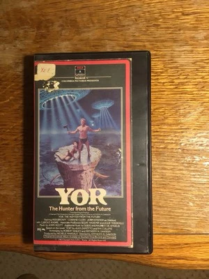 YOR, The Hunter from the Future (1983) *Ex-Video Store Rental VHS In Cut Case - Image 1 of 4