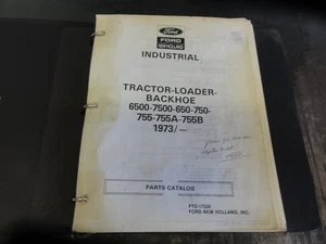Catálogo de piezas de cargador de tractor Ford New Holland 6500 7500 650 750 755 755A 755B - Imagen 1 de 7