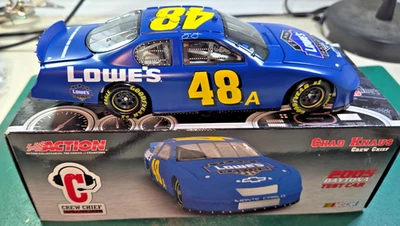 2005 DAYTONA TEST CAR #48A AUTOGRAPHED CARD  CHAD KNAUS CREW CHIEF BY ACTION - Image 1 of 4