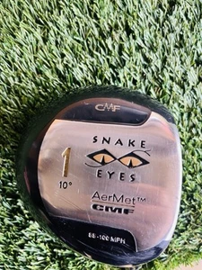 Snake Eyes AerMet CMF 10° Driver Seniors A Flex Graphite Snake Eyes Shaft RH - Picture 1 of 6