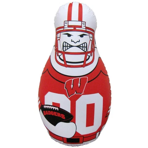 Wisconsin Badgers Tackle Buddy Inflatable Punching Bag [NEW] Balloon Cover