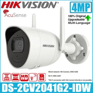 Hikvision DS-2CV2041G2-IDW Darkfighter 4MP WiFi EXIR Mic&Speaker Audio IP Camera - Imagen 1 de 7