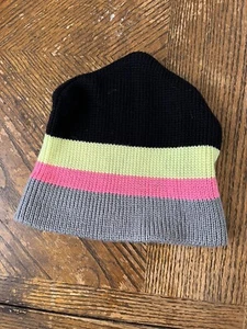 Vintage Obermeyer Beanie Winter Ski Mens One Size Multicolor Cap Hat Vtg - Picture 1 of 7