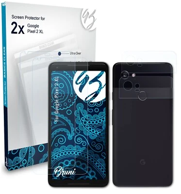 Bruni 2x Proteggi Schermo per Google Pixel 2 XL Pellicola Protettiva - Immagine 1 di 4