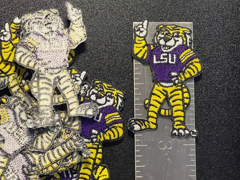 TEN (10) LSU Tigers Louisiana State 2 3/4" Patch 2002-2013 Mascot Logo College Cover