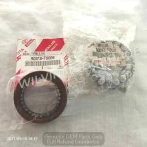 SET Genuine OEM RR Outer Axle Shaft Oil Seal 90313-T0001 Fits 05-16 Toyota Hilux - Foto 1 di 4