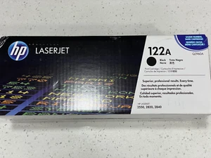 HP 122A Black Q3960A LaserJet Toner Cartridge Factory SEALED NEW OEM Genuine - Picture 1 of 3