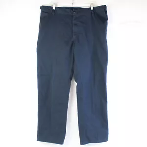 Genuino Dickies Azul Marino Pierna Recta Trabajo Pantalones Hombre Talla 42x31 - Imagen 1 de 5