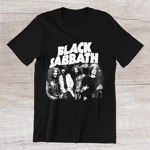 BLACK SABBATH T-Shirt 70er Jahre Retro English Rock Band auf 100 % Ring gesponnen Baumwolle T-Shirt - Bild 1 von 5