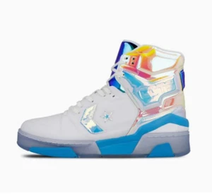 Converse ERX Impress High Top Iridescent White Bold Men's 163778C Size 18 - Picture 1 of 15