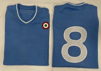 Maglia NAPOLI Storica N°8 JULIANO 1976/77 Acrilico Lanetta Vintage Calcio anni70 - Immagine 1 di 4