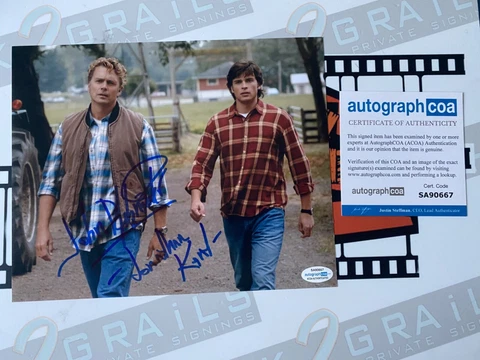 JOHN SCHNEIDER signed photo SMALLVILLE / JONATHAN KENT  8x10 ACOA D Cover