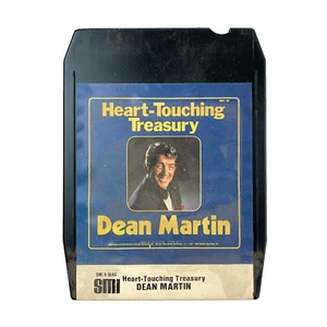 Dean Martin Heart-Touching Treasury 8-Track Tape SMI 8-55 AS 1984 Untested - Imagen 1 de 6