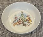 DISNEY Winnie the Pooh and Friends Christmas 8.5” Serving Bowl Collectible NEW