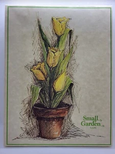 VTG 1972 Royal Small Garden Tulips Stationary Set Paper & Envelopes NEW SEALED - Picture 1 of 10