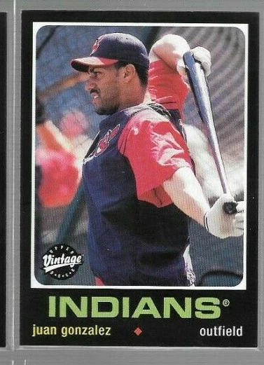 2002 Upper Deck Vintage Juan Gonzalez #37 Indians - Image 1 of 1