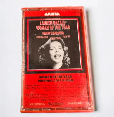 Lauren Bacall "Woman Of The Year" Cast Album Cassette Tape New Rare Arista - Image 1 of 4