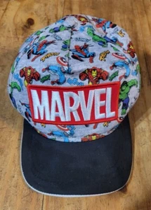 HARD TO FIND Marvel Avengers Heroes Baseball Hat Cap Comic Snapback Youth Hat - Picture 1 of 8