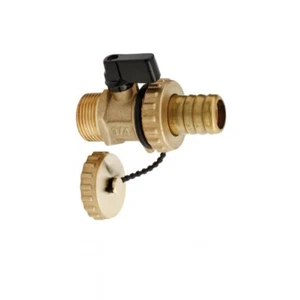 Hahn Kessel Füll und Entleerungshahn Hahn Messing 1/2" Ventil NEU - Bild 1 von 1