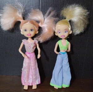 EC (2) Lovely Patsy Bendable Big Head Dolls, 9.5” Clean & Odor Free NO SHOES - Picture 1 of 15