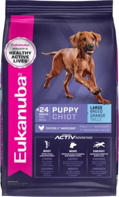 Eukanuba Puppy Large Breed Chicken Formula Dry Dog Food, 30 lb - Image 1 of 4