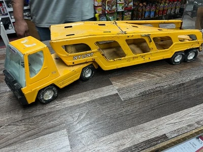 Transportador/transportador de carros de acero prensado de nylint de la década de 1970  Foto 1 de 3