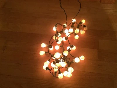 Snowman Christmas Tree Lights, 2 Sets Of 20 Lights Each - Image 1 of 4